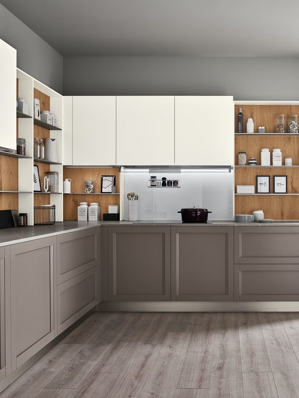 1. La cucina ad angolo è ideale se hai poco spazio a disposizione