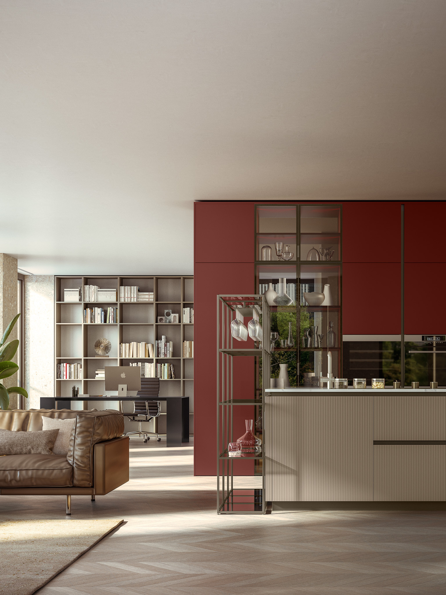 1. Manutenzione cucina laccata: evita i raggi solari