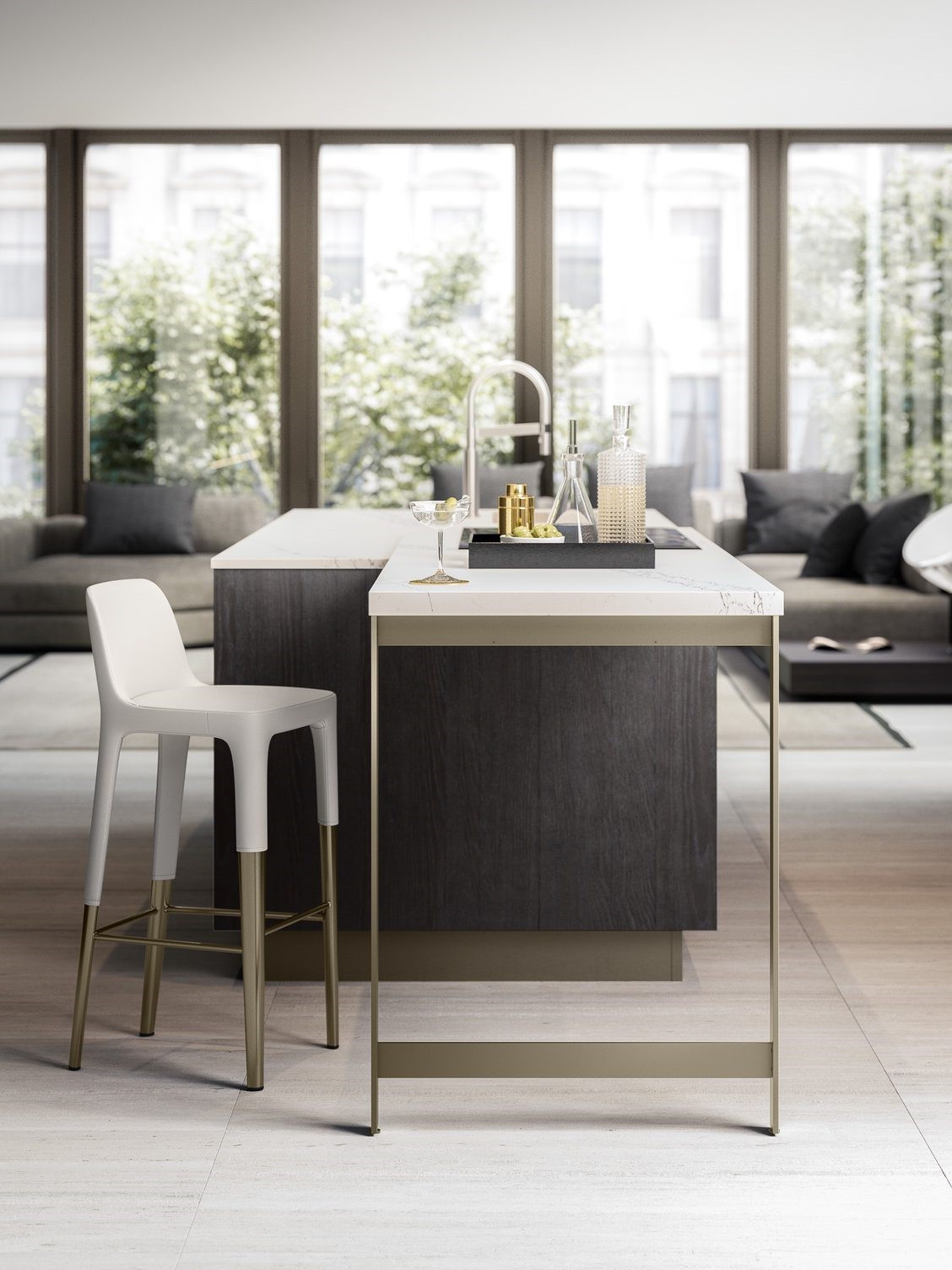 1. La cucina con isola è ideale se quando cucini non vuoi rinunciare alla convivialità